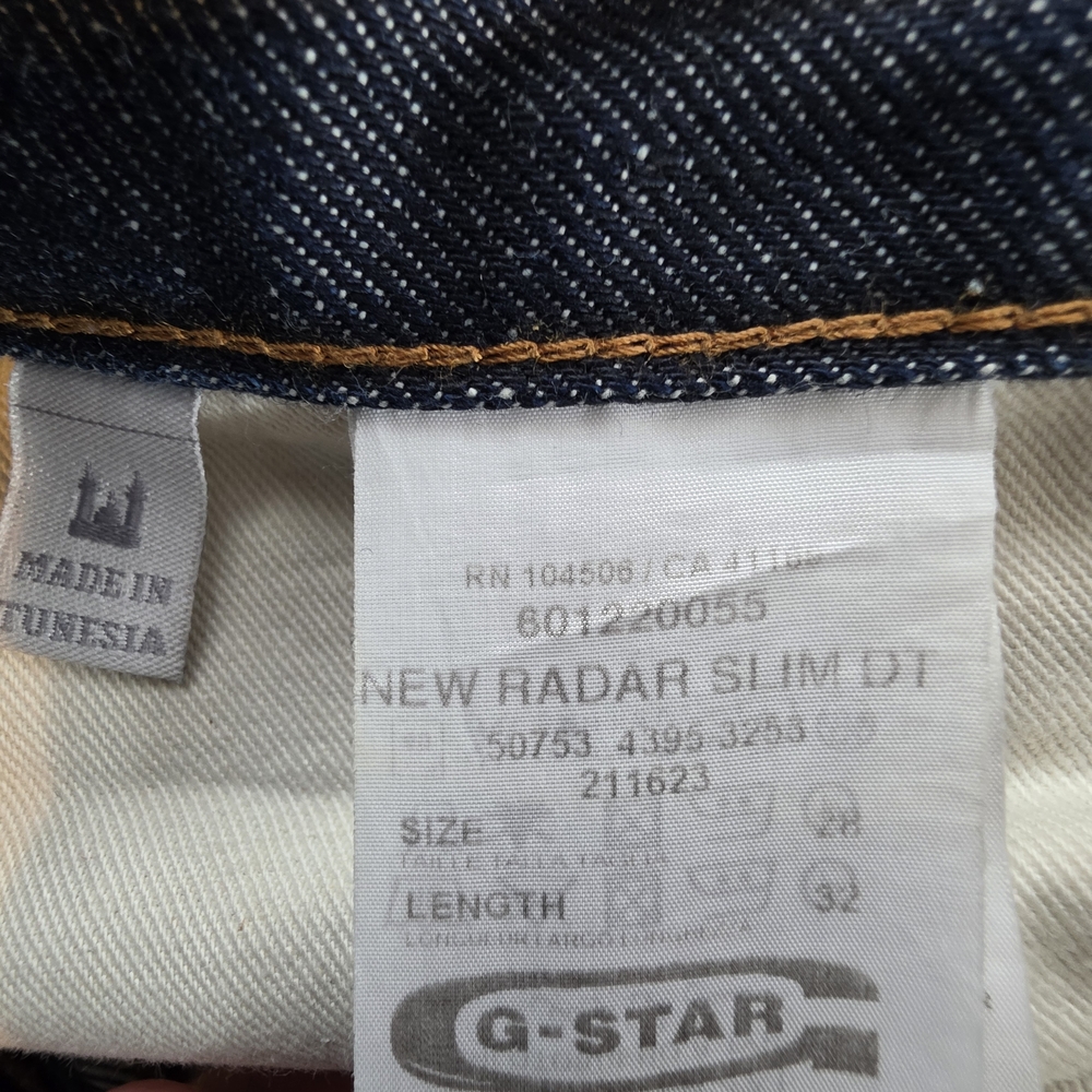 G-Star Men's Dark Blue Slim Jeans - Picture 6 of 7